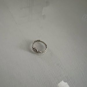 PANDORA princess ring. size 6